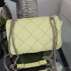 a new day Lime Quilted Crossbody Bag